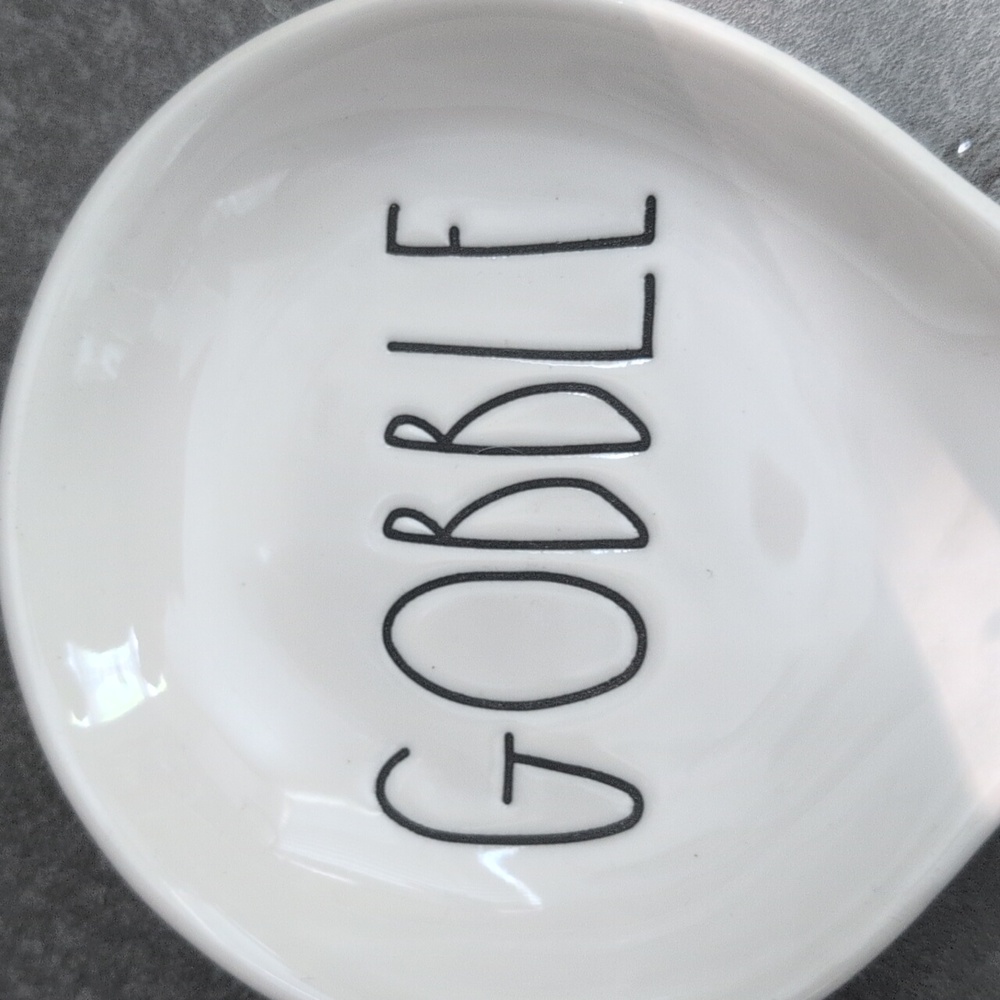 RAE DUNN GOBBLE SPOON REST - Picture 2 of 3